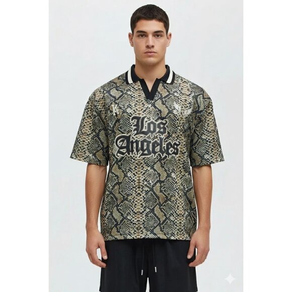 New! Saints Studio Snake L.A. Johnny Collar Soccer Jersey Small | MSRP: $58 - Picture 2 of 11